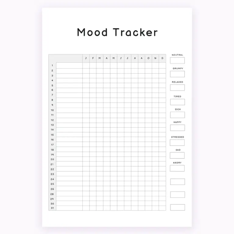 Annual Mood Tracker